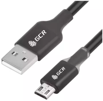 Кабель Micro USB-USB Quick Charge, 1.5м, черный Greenconnect (GCR-51180)