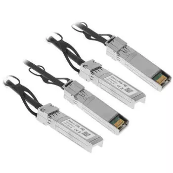 Кабель MikroTik Q+BC0003-S+, QSFP+ 40G - 4xSFP+ 10G, 3м, черный