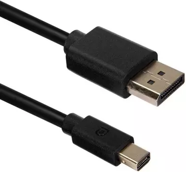 Кабель Mini DisplayPort(20M)-DisplayPort(20M) 4K, 8K, экранированный, 3м, черный ACD (ACD-DDMM2-30B)