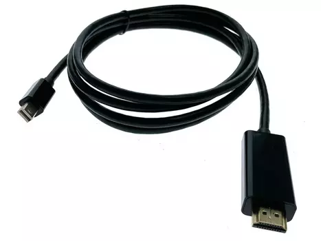 Кабель Mini DisplayPort(20M)-HDMI(19M) 4K, экранированный, 1.8м, черный Espada (Emdph18)
