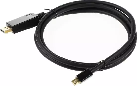 Кабель Mini DisplayPort(M)-DisplayPort (M), 1.5 м, черный Buro (MDP-DP)
