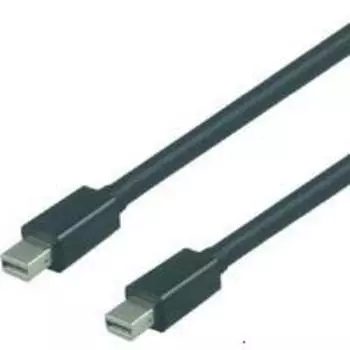 Кабель Mini DisplayPort(M)-Mini DisplayPort(M) 4K, 30 м, черный Wize (WMP10-MA-K30)