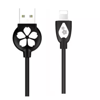 Кабель Lightning 8-pin(m)-USB 2.0(Am), 2.4A, 1.2м, черный HOCO JP15