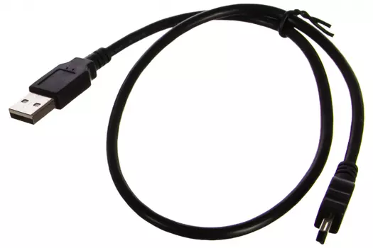Кабель Mini USB 2.0(Bm)-USB 2.0(Am), 50см, черный PERFEO (U4304 / 30013069)