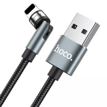 Кабель Lightning 8-pin(m)-USB 2.0(Am), 2.4A, 1.2м, черный HOCO U94 (УТ-00010504)