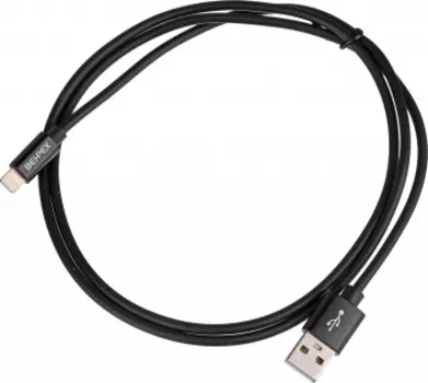 Кабель Lightning 8-pin-USB, 2.4A 1 м, черный Behpex (1491099)