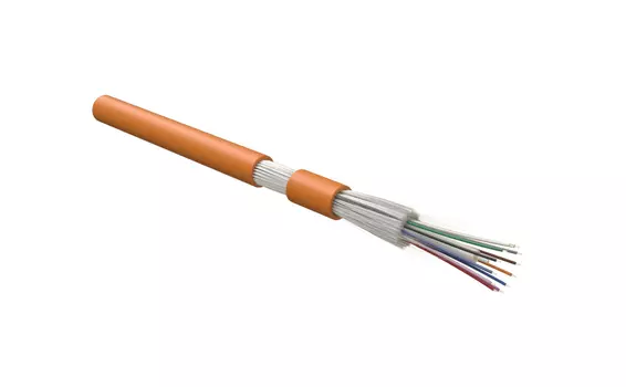 Кабель оптический Hyperline многомодовый, 50/125мкм, OM2, 8 волокон, 1 м, оранжевый, HFLTx (FO-DT-IN-50-8-HFLTx-OR)