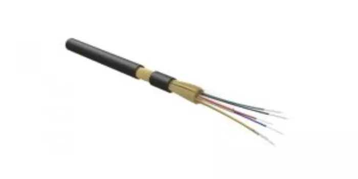 Кабель оптический Hyperline многомодовый, 50/125мкм, OM3, 24 волокна, 1 м, черный, LSZH (FO-MB-IN/OUT-503-24-LSZH-BK)