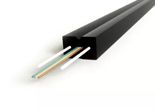 Кабель оптический Hyperline одномодовый, 9/125мкм, SMF-28 ULTRA (G.652.D), 8 волокон, 1 м, черный, LSZH (FO-FTTH-IN-9S-8-LSZH-BK)