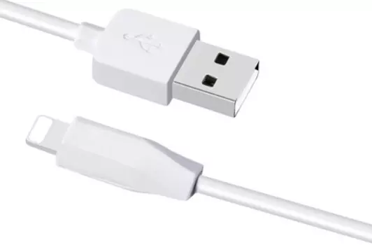 Кабель Lightning 8-pin(m)-USB 2.0(Am), 2.4A, 1м, белый HOCO RA2 (УТ000022071)
