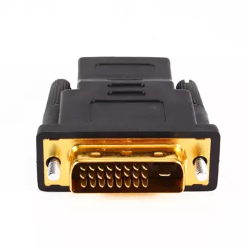 Кабель-переходник (адаптер) HDMI(19F)-DVI-D(M), черный Greenconnect (GCR-CV105)