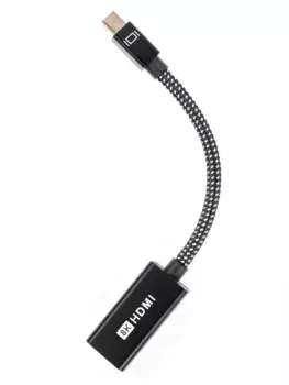 Кабель-переходник (адаптер) HDMI(19F)-Mini DisplayPort(M) 4K, 15 см Telecom (TA663)