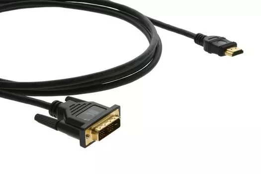 Кабель-переходник (адаптер) HDMI(19M)-DVI(M), 15.2 м, черный Kramer C-HM/DM-50 (97-0201050)