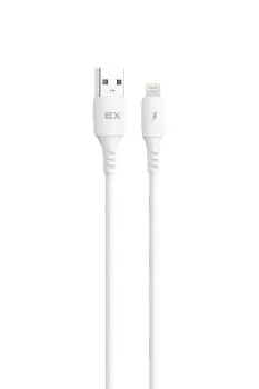 Кабель Lightning 8-pin(m)-USB 2.0(Am), 2.4A, 1м, черный Exployd Flow (EX-K-1243)