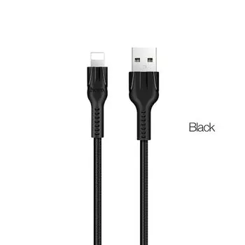 Кабель Lightning 8-pin(m)-USB 2.0(Am), 2.4A, 1м, черный HOCO Benay U31 (УТ-00000120)