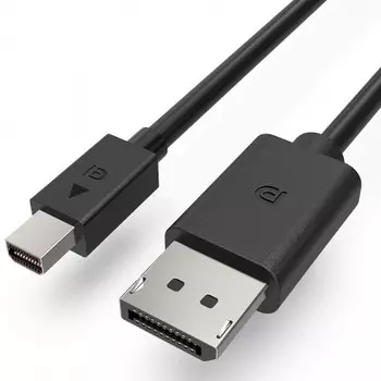 Кабель-переходник (адаптер) Mini DisplayPort(20M)-DisplayPort(20M), 1.8 м, черный KS-is (KS-590)