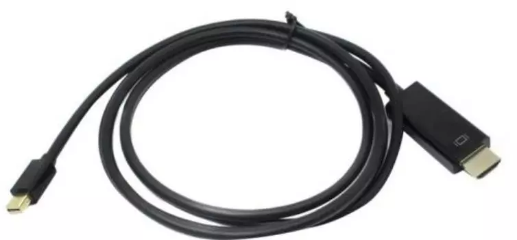 Кабель-переходник (адаптер) miniDisplayPort-HDMI(19M), 1.8 м, черный Exegate (EX284918RUS)