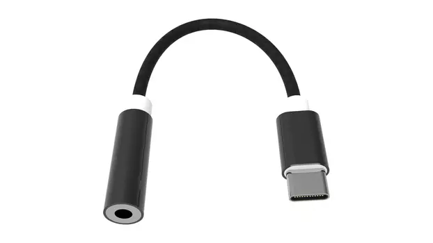Кабель-переходник (адаптер) USB 2.0 Type-C(m)-Jack 3.5mm(f), 10см, черный Ritmix RCC-032 (RCC-032)
