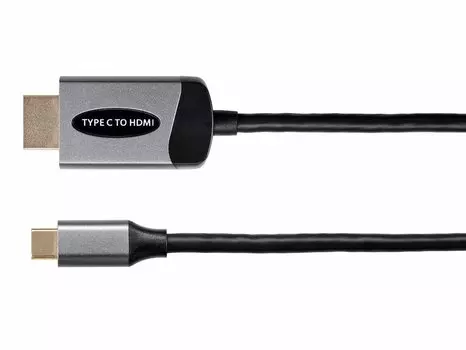 Кабель-переходник (адаптер) USB 3.1 Type-C(M)-HDMI(19M) v2.0 4K, 1.8 м, черный Telecom TCC008T-1.8M (TCC008T-1.8M)