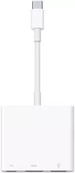 Адаптер Apple A2119 для Apple, 3840x2160 (4K), USB Type-C, белый (MUF82FE/A)