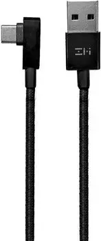 Кабель-переходник (адаптер) USB-USB Type-C, OTG, прямой/угловой, 1.5 м, черный, ZMI AL755 (AL755 BLACK)