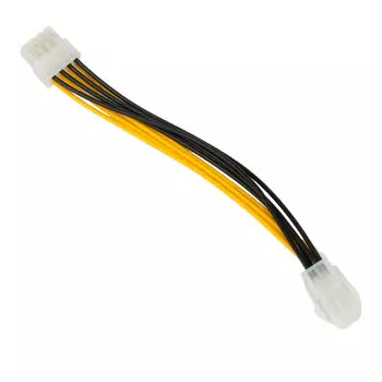 Кабель-переходник питания (адаптер) CPU 4-pin(F)-CPU 8-pin(M), 20 см Cablexpert (CC-PSU-84-20CM)