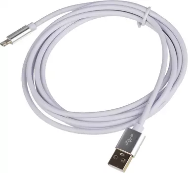Кабель Lightning 8-pin-USB, 2.4A 2 м, белый Behpex (1491102)