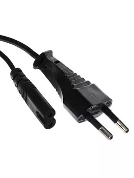 Кабель питания Europlug(M)-IEC-320-C7, 3А, 1.8 м, черный Telecom TP228-1.8-B (TP228-1.8-B)