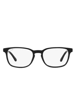 Очки в квадратной оправе с логотипом Ray-Ban, черный