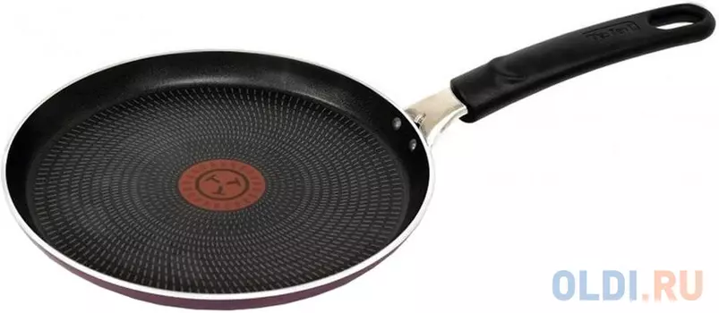 Сковорода блинная Tefal Cook Right 04166522 круглая 22см ручка несъемная (без крышки) сиреневый (9100023405)