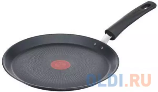 Сковорода блинная Tefal Easy Chef G2703872 круглая 25см ручка несъемная (без крышки) черный (2100118267)