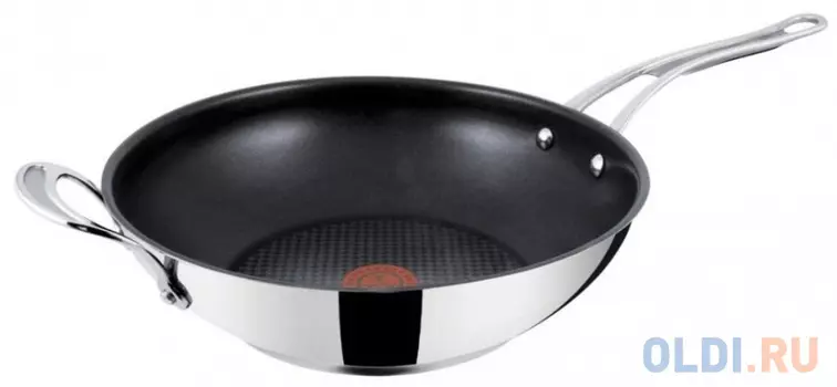 Сковорода ВОК (WOK) Tefal H8038844 круглая 30см ручка несъемная (без крышки) черный (2100098945)
