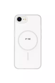Чехол-накладка iPefet MagSafe для Apple iPhone 16e пластиковый (прозрачный)