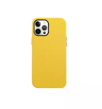 Чехол-накладка K-Doo Mag Noble Collection MagSafe Series для Apple iPhone 13 Pro Max искусcтвенная кожа (желтый)