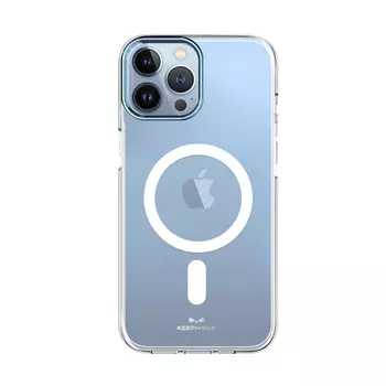 Чехол-накладка Keephone Dazzle Pro Magsafe для Apple iPhone 13 Pro Max пластиковый (зеленая рамка)