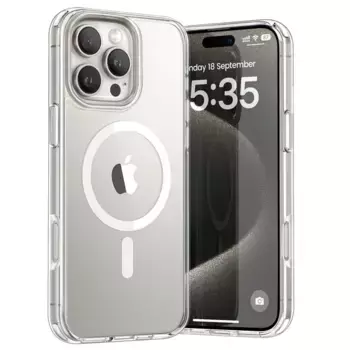Чехол-накладка Keephone Hybrid Pro MagSafe для Apple iPhone 16 Pro Max пластиковый (прозрачный)