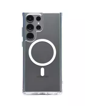 Чехол-накладка Keephone Hybrid Pro MagSafe для Samsung Galaxy S24 Ultra пластиковый (прозрачный)