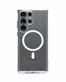 Чехол-накладка Keephone X-Crystal MagSafe для Samsung Galaxy S24 Ultra пластиковый (прозрачный)