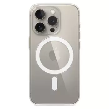 Чехол-накладка Evelatus Magsafe для iPhone 15 Pro Max пластиковый (прозрачный)
