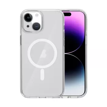 Чехол-накладка Mutural Jingtou Series MagSafe для iPhone 15 пластиковый (прозрачный)
