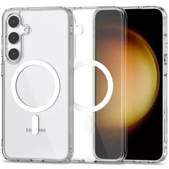 Чехол-накладка Mutural MagSafe Ice Series для Samsung Galaxy S24 пластиковый (прозрачный)