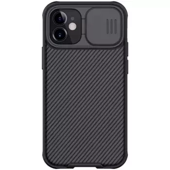 Чехол-накладка Nillkin CamShield Pro для iPhone 16 Plus пластиковый (черный)