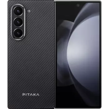 Чехол-накладка PITAKA MagEZ Case 5 для Samsung Galaxy Z Fold 6 карбоновый (арамид) черно-серый