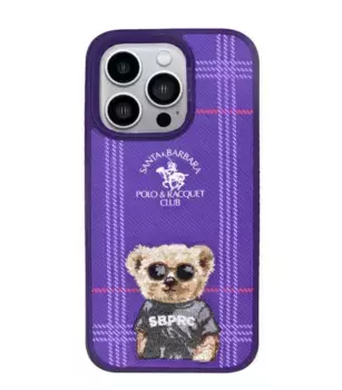 Чехол-накладка Santa Barbara Dustin для iPhone 14 Pro пластиковый (фиолетовый)