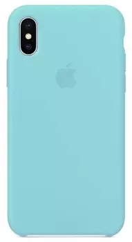 Чехол-накладка Silicone Case Series для Apple iPhone XS Max (ментоловый)