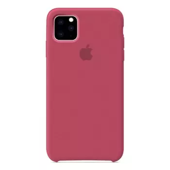 Чехол-накладка Silicone Case Series для Apple iPhone 11 Pro Max (красная камелия)