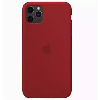Чехол-накладка Silicone Case Series для Apple iPhone 11 Pro Max (бордовый)