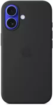 Чехол-накладка Silicone Case with MagSafe для iPhone 16 (Black)