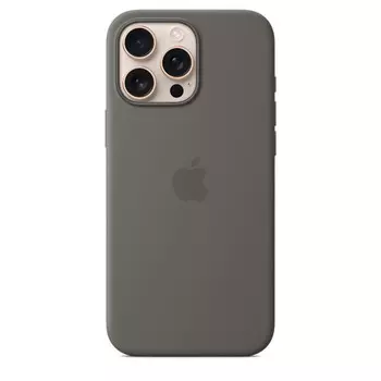 Чехол-накладка Silicone Case with MagSafe для iPhone 16 Pro Max (Stone Gray)