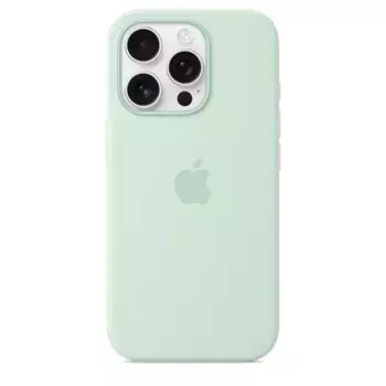 Чехол-накладка Silicone Case with MagSafe для iPhone 16 Pro Max (Aquamarine)